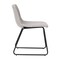 Flash Furniture 18" Light Gray LeatherSoft Dining Chairs, 2PK ET-ER18345-18-LG-BK-GG - alternate 9